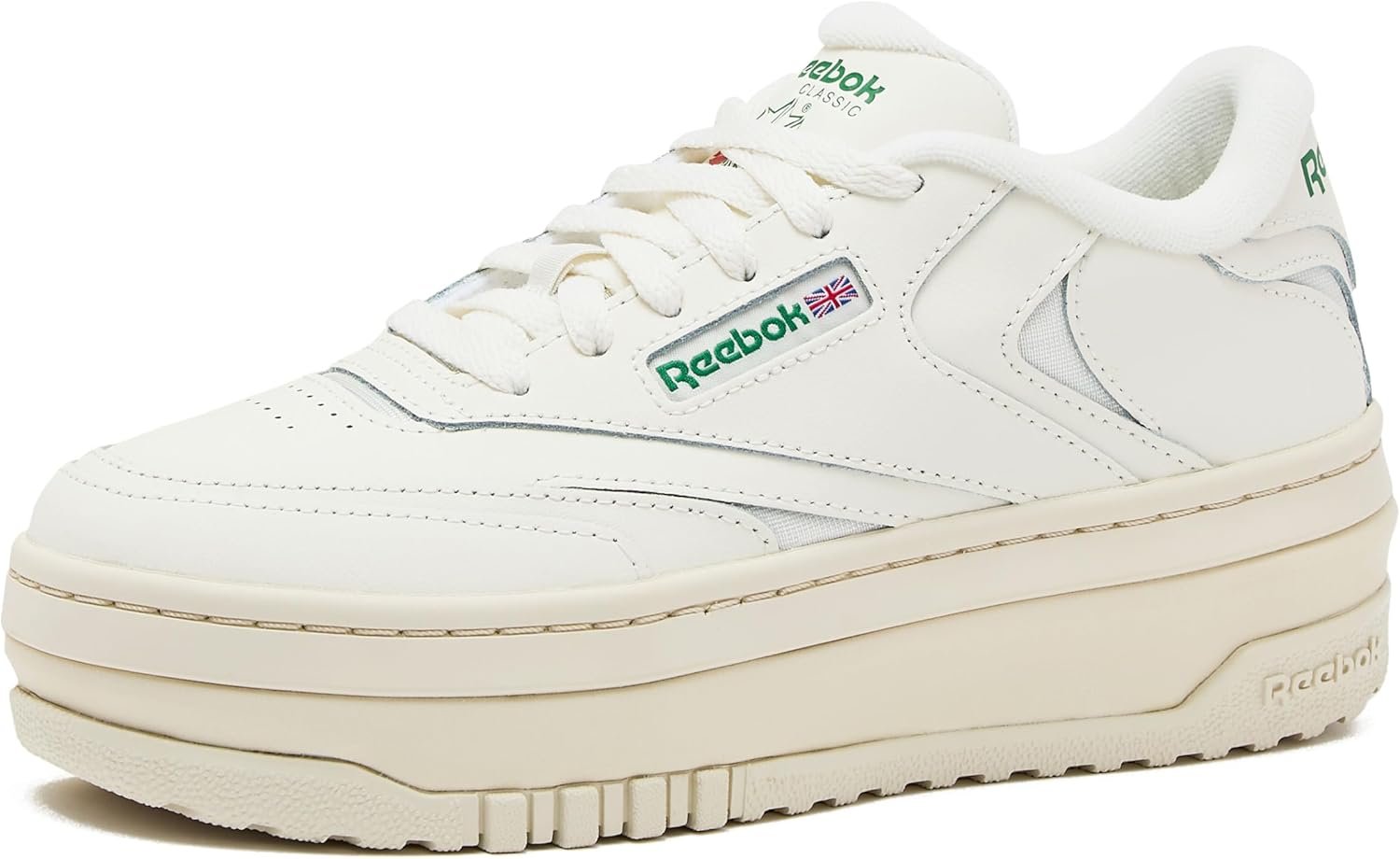 Reebok Club C Extra Platform Sneakers for Women – White Casual Tennis Women’s Fashion Sneakers – Womens Shoes Size 5 to 11