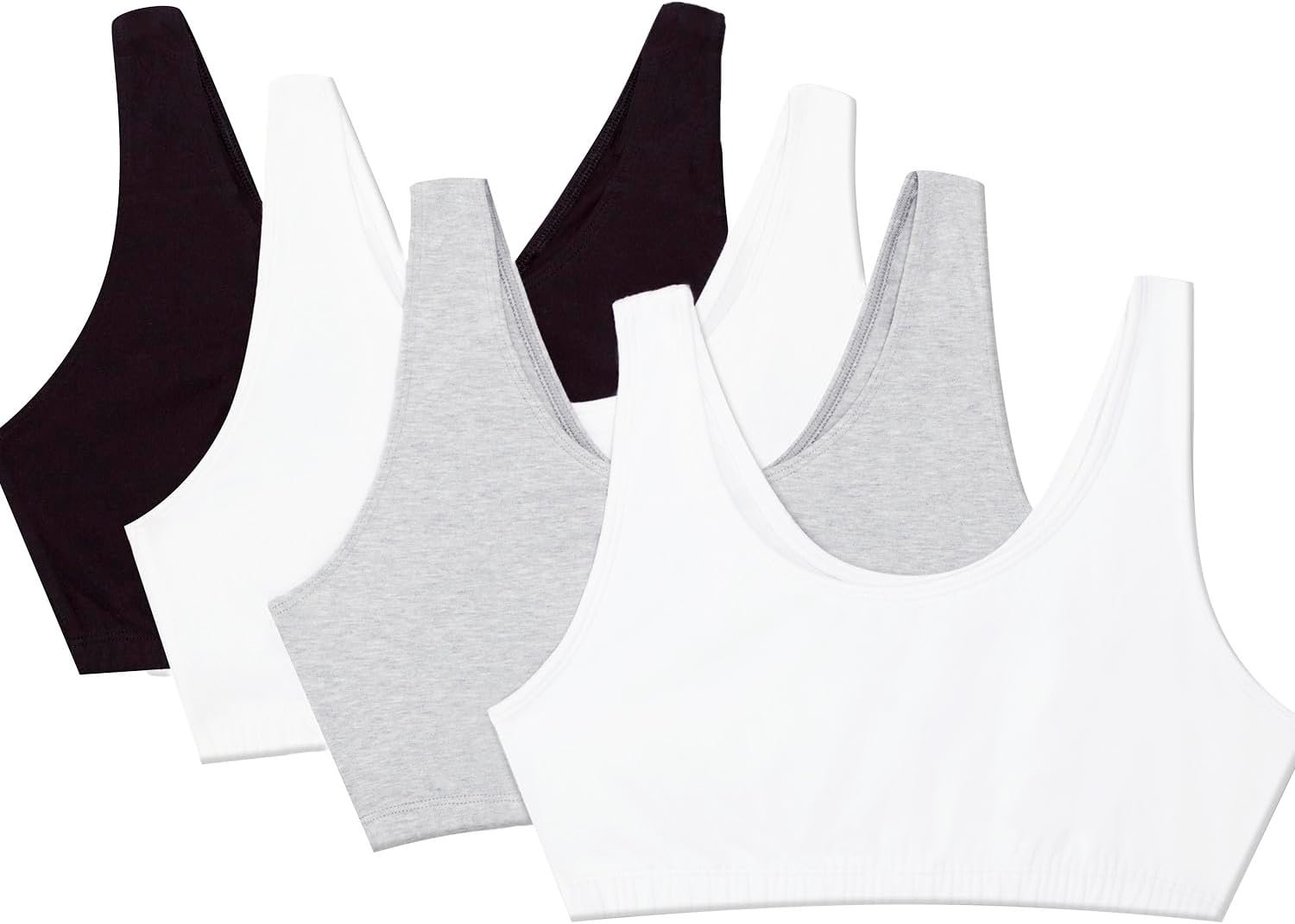Fruit of The Loom Women’s Multi-Pack Tank Top Style Sports Bra