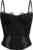 Dealmore Corset Tops For Women Going Out Lace Mesh Date Night Fall Fashion Outfits Clothes Crop Cute Party Strap Tank