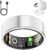 Smart Health Ring for Women Men, Fitness Tracker Ring with Heart Rate, Blood Oxygen, Sleep Tracker, Step Tracker, No Subscription Fee, IP68 Waterproof Smart Ring for iphone & Android (Silver, 7#)