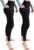 2 Pack Leggings with Pockets for Women, High Waisted Soft Leggings for Yoga Gym