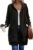 Zeagoo Women’s Zip Up Hoodies Long Sleeve Long Tunic Sweatshirts Oversized Fleece Casual 2025 Fall Jacket Coat with Pocket