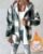 CHICME Womens Lightweight Casual Jacket Plaid Long Sleeve Shacket Fleece Lined Hooded Jackets Warm Coat