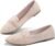 Obtaom Women’s Pointy Toe Loafer Flat Comfortable Faux Suede Work Shoes,Cute Penny Loafer Slip On Ballet Flat