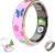 Smart Ring for Women & Men,Fitness Ring,Couple Rings,Health Ring Tracker with Heart Rate Monitor,Sleep Ring,Cute Ring,Step Ring, for iOS Android Pink/Blue Inteligente (Pink, #10)