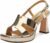 ROSERWISH Heels for Women Chunky Block Platform High Heels Square Open Toe Strappy Heel Sandals Wedding Party Prom Fashion Slingback Dress Pump Sandals Shoes