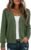 Dokotoo Women’s Fall Long Sleeve Lightweight 2025 V-Neck Cardigan Button Down Twisted Cable Knit Shrugs Sweaters