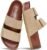 Project Cloud 100% Genuine Leather Platform Sandals Women Footwear – Beach Summer Wedges with Comfortable Memory Foam Insole – Non Slip & Lightweight Wedge Sandals for Women