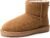 DREAM PAIRS Snow Boots for Women Genuine Suede Faux Fur Lining Anti-Slip Warm Winter Booties Slip On Memory Foam Ankle Boots FuzzyClassicⅡ Low Boots